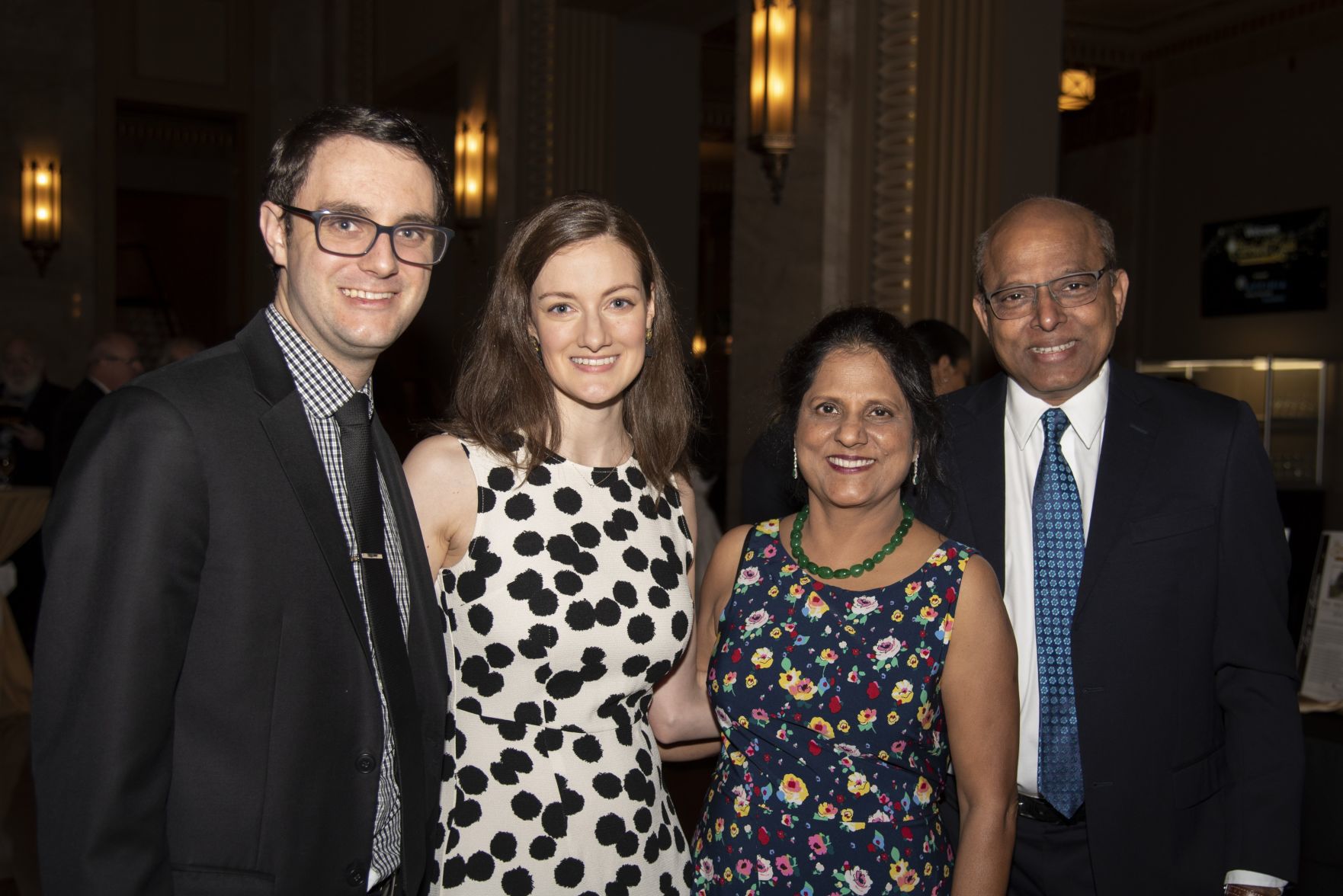 Kevin and Laura Ives, Dr. Vani Pachalla, Dr. Krishna Kanakadandila